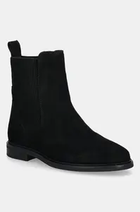 Semišové kotníkové boty Tommy Hilfiger FLAG SUEDE CHELSEA BOOT