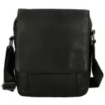 Pánská kožená crossbody taška černá - Sendi Design Edison
