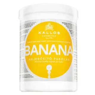 Kallos Banana Fortifying Hair Mask posilující maska pro oslabené vlasy 1000 ml