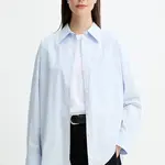 Košile Calvin Klein Jeans dámská, bílá barva, relaxed, s klasickým límcem, LV047C143G