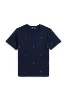 Dětské bavlněné tričko Polo Ralph Lauren tmavomodrá barva, 322844626012