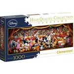Puzzle 1000 dielikov panorama - Disney orchester