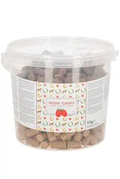 Pochoutka pro koně Delizia malina 3kg kbelík