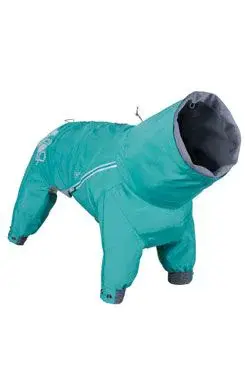 Obleček Hurtta Mudventure overal eco paví zeleň 30S