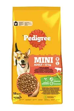 Pedigree dry mini s hovězím a zeleninou 2kg