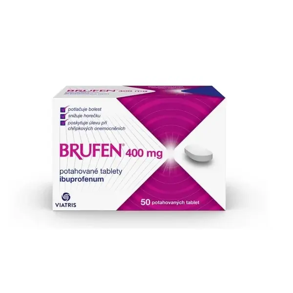 Brufen 400 mg 50 potahovaných tablet