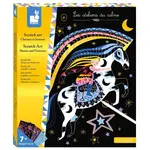 Janod Atelier vyškrabovacie obrázky Kone a Jednorožce Sada Maxi