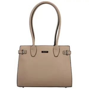 Módní dámská kabelka na rameno Delami Charmelle, taupe