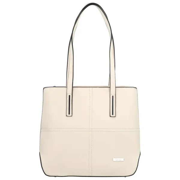 Moderní dámská kabelka na rameno Delami Glimmer, pudrově růžová