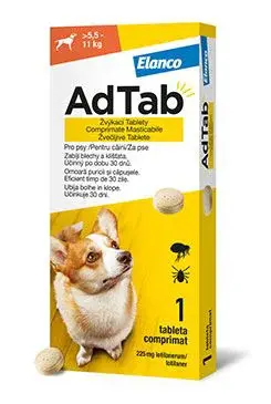 Adtab pro psy (5,5-11kg) 225mg 1 žvýkací tableta
