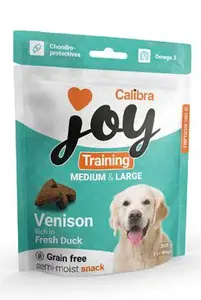 Calibra Joy Dog Training M&l Venison&duck 300g