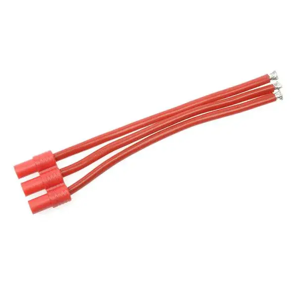 Konektor pozlátený 3.5mm 3-pin samica s káblom 14AWG 10cm