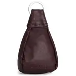 Kožená malá klíčenka,,pytlík,, Felipp, vínová