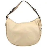 Příjemná dámská koženková kabelka na rameno Sula,  zlatá