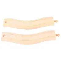 Bigjigs Rail Oblúkové koľaje 22 cm 2 ks