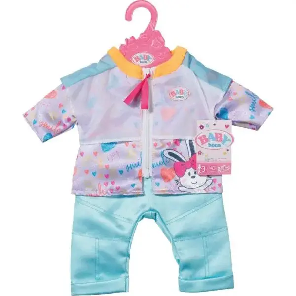BABY born Oblečenie na voľný čas zelenomodré, 43 cm