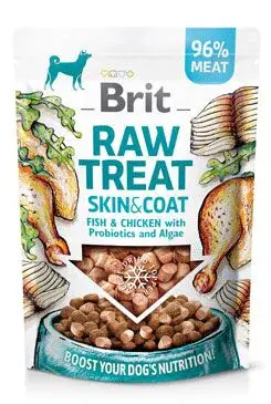 Brit Raw Treat Skin&coat, Fish&chicken 40g