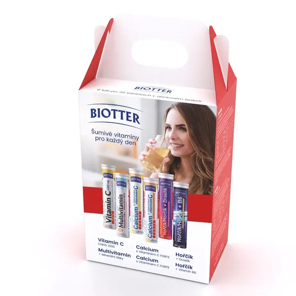 Biotter šumivé Vitamíny Pro Každý Den 6x20ks