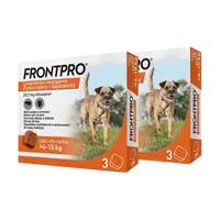 Frontpro Antiparazitární žvýkací tablety pro psy (4-10 kg) 6 tablet