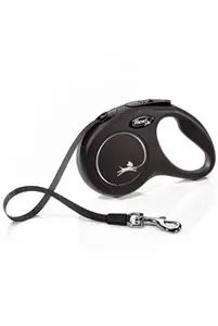 Vodítko Flexi classic new S pásek 5m/15kg černá