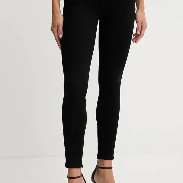 Džíny Guess dámské, černá barva, W4BA34 D4PZ1