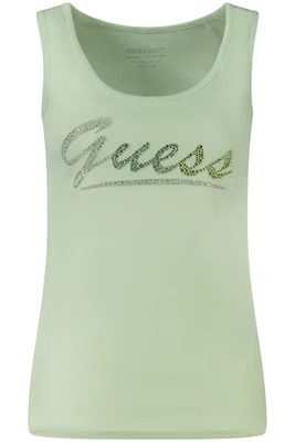 GUESS JEANS WOMEN'S TANK TOP GREEN