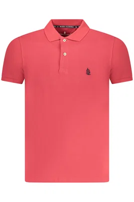 MARINA YACHTING MEN'S SHORT SLEEVE POLO SHIRT RED