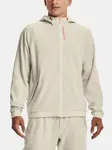 Under Armour Mikina UA RUSH FLEECE FZ HOODIE-BRN - Pánské