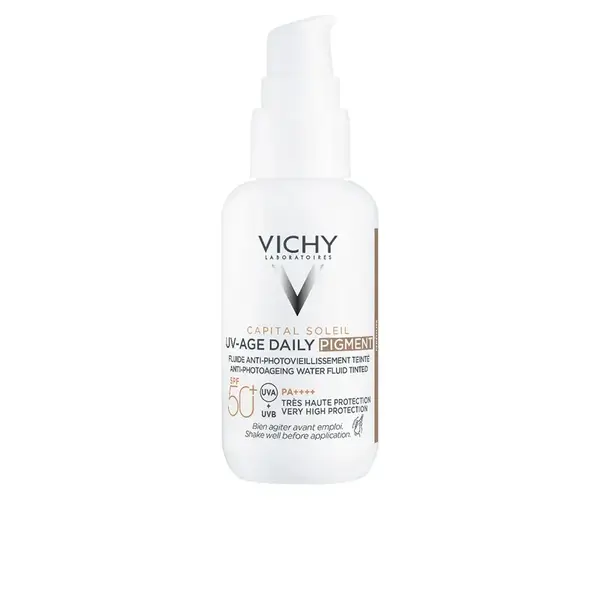 Vichy Tónovaný fluid bránící fotostárnutí SPF 50+ Capital Soleil UV-Age Daily Pigment (Fluid) 40 ml