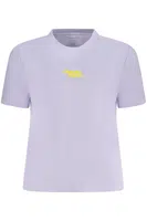 CALVIN KLEIN WOMEN'S SHORT SLEEVE T-SHIRT PURPLE