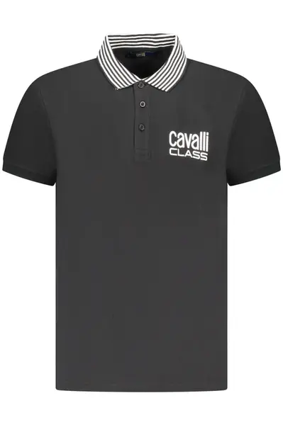 Černé pánské polo triko Cavalli Class