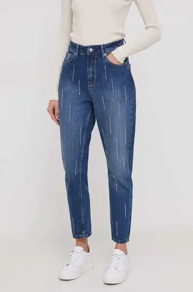 Džíny Pepe Jeans TAPERED JEANS UHW SPARKLE