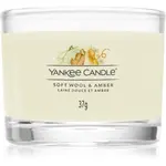 Yankee Candle Soft Wool & Amber votivní svíčka 37 g
