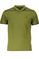 HARMONT &amp; BLAINE GREEN MEN'S SHORT SLEEVED POLO SHIRT
