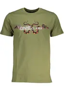 Cavalli Class zelené pánské triko s krátkým rukávem