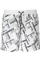 KARL LAGERFELD BEACHWEAR SWIMSUIT BOTTOM MEN WHITE
