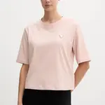 Bavlněné tričko Guess dámské, růžová barva, V4BI21 I3Z14