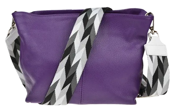 NovaKabelka.cz Batilda Viola s přídavným popruhem V