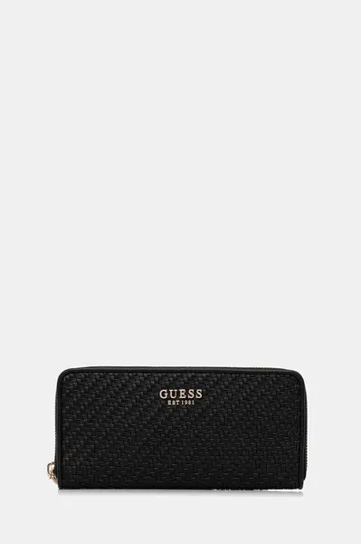 Peněženka Guess MIREMA dámská, černá barva, SWWG96 31146