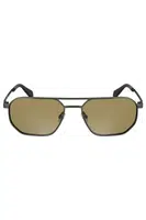 CALVIN KLEIN MEN'S SUNGLASSES BRONZE