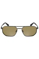CALVIN KLEIN MEN'S SUNGLASSES BRONZE