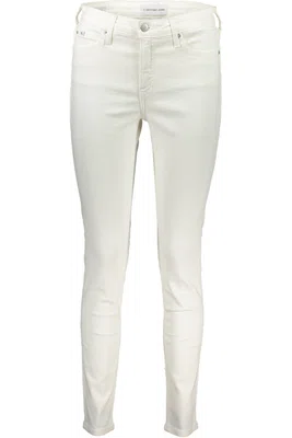 CALVIN KLEIN WOMEN'S DENIM JEANS WHITE