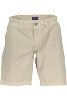 GANT MEN'S BEIGE BERMUDA TROUSERS