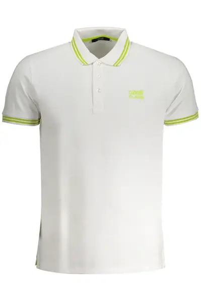Pánské bílé polo triko Cavalli Class