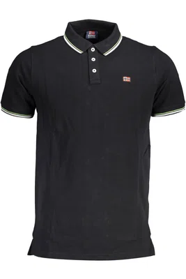 NORWAY 1963 MEN'S SHORT SLEEVE POLO BLACK