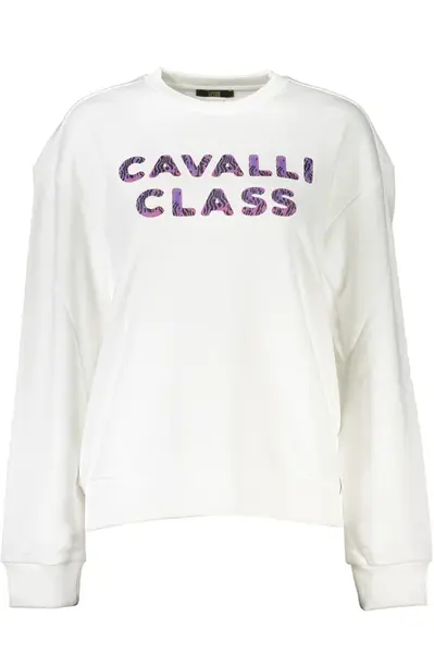 Bílá mikina Cavalli Class