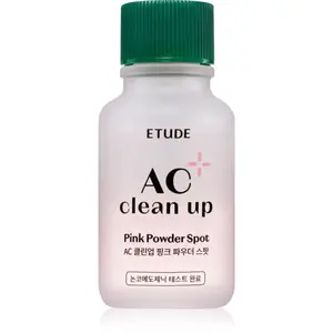 ETUDE AC Clean Up Pink Powder Spot lokální péče proti akné se zklidňujícím účinkem 15 ml