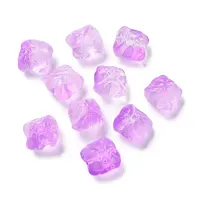 Baking Painted Transparent Glass Beads