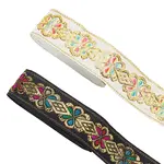14M 2 Colors Ethnic Style Embroidery Polyester Ribbons