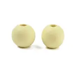Wood European Beads